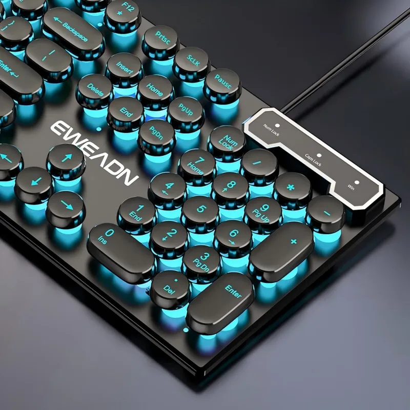 Retro Punk Mechanical Feel Key - Gaming Keyboard Nearby review and price
