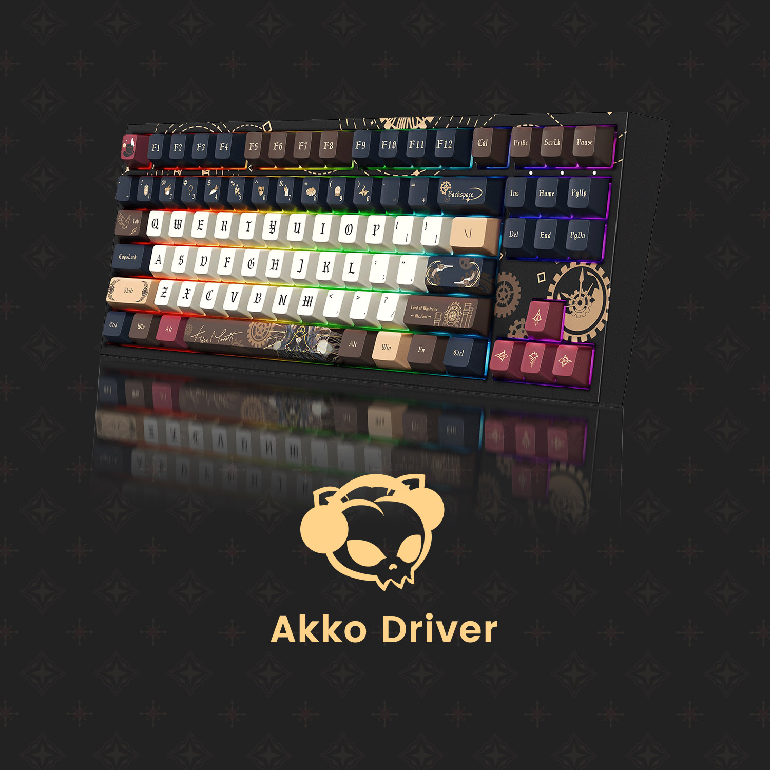 Akko Lord of the Mysteries Wir - Gaming Keyboard Hot Swappable review and price